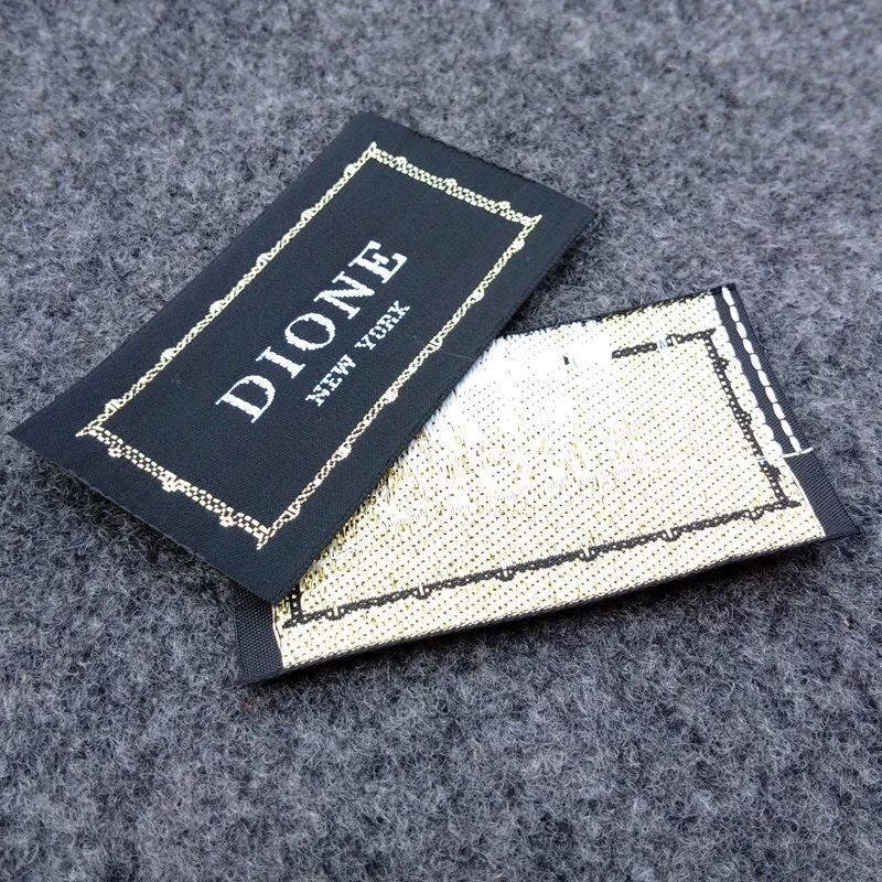 Rush Custom Woven Satin Garment Label