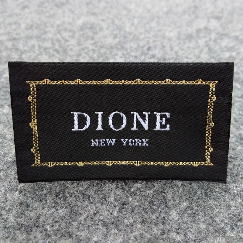 Rush Custom Woven Satin Garment Label