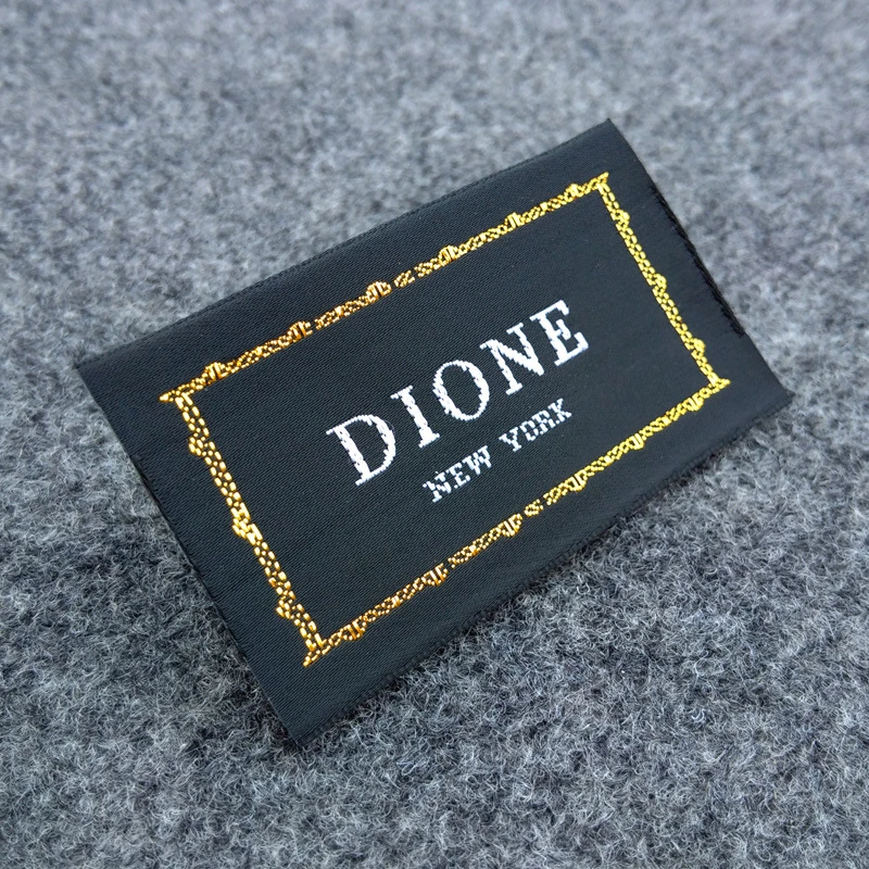 Rush Custom Woven Satin Garment Label